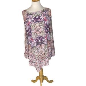 LIVE AND LET LIVE Sleeveless Blouse